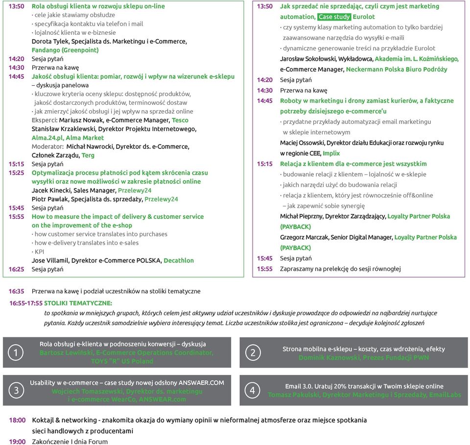 oceny sklepu: dostępność produktów, jakość dostarczonych produktów, terminowość dostaw jak zmierzyć jakość obsługi i jej wpływ na sprzedaż online Eksperci: Mariusz Nowak, e-commerce Manager, Tesco