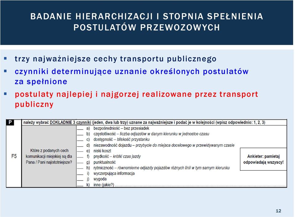 czynniki determinujące uznanie określonych postulatów za