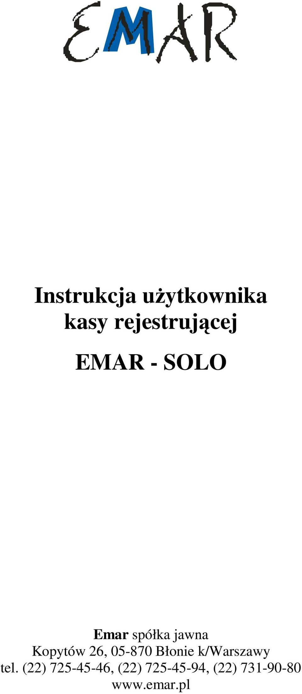 05-870 Błonie k/warszawy tel.