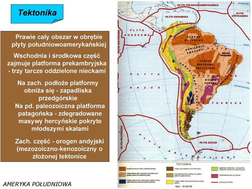 podłoŝe platformy obniŝa się - zapadliska przedgórskie Na pd.