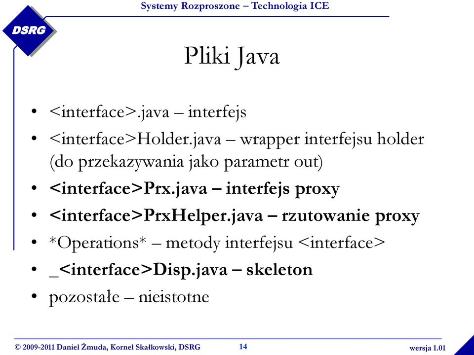 <interface>prx.java interfejs proxy <interface>prxhelper.