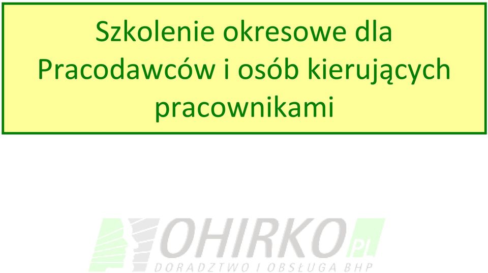 Pracodawców i