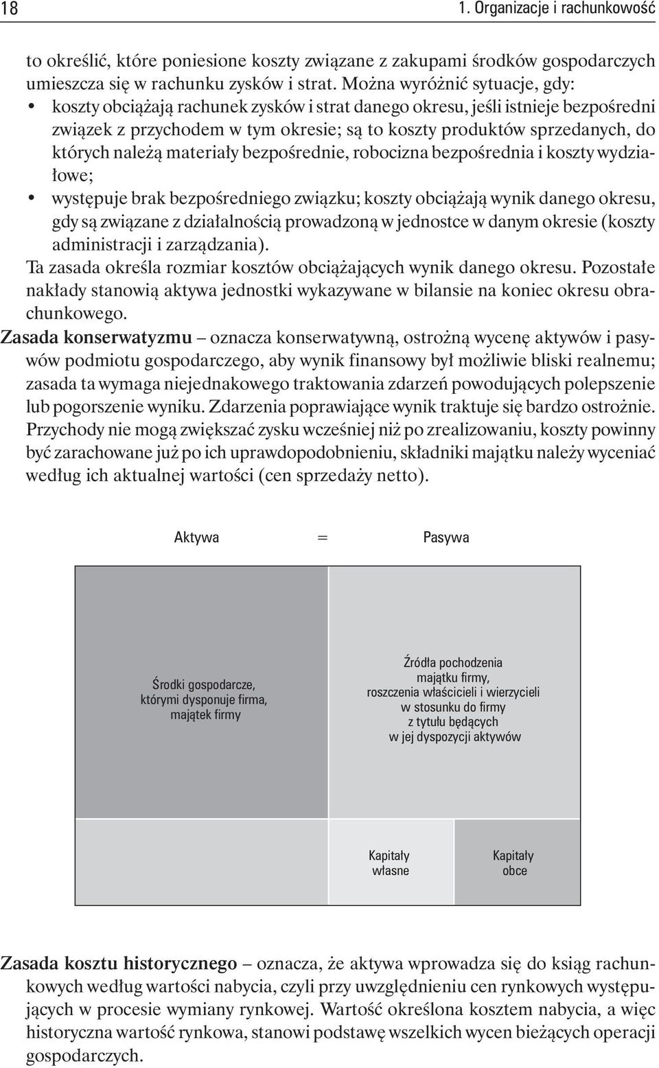 należą materiały bezpośrednie, robocizna bezpośrednia i koszty wydziałowe; występuje brak bezpośredniego związku; koszty obciążają wynik danego okresu, gdy są związane z działalnością prowadzoną w