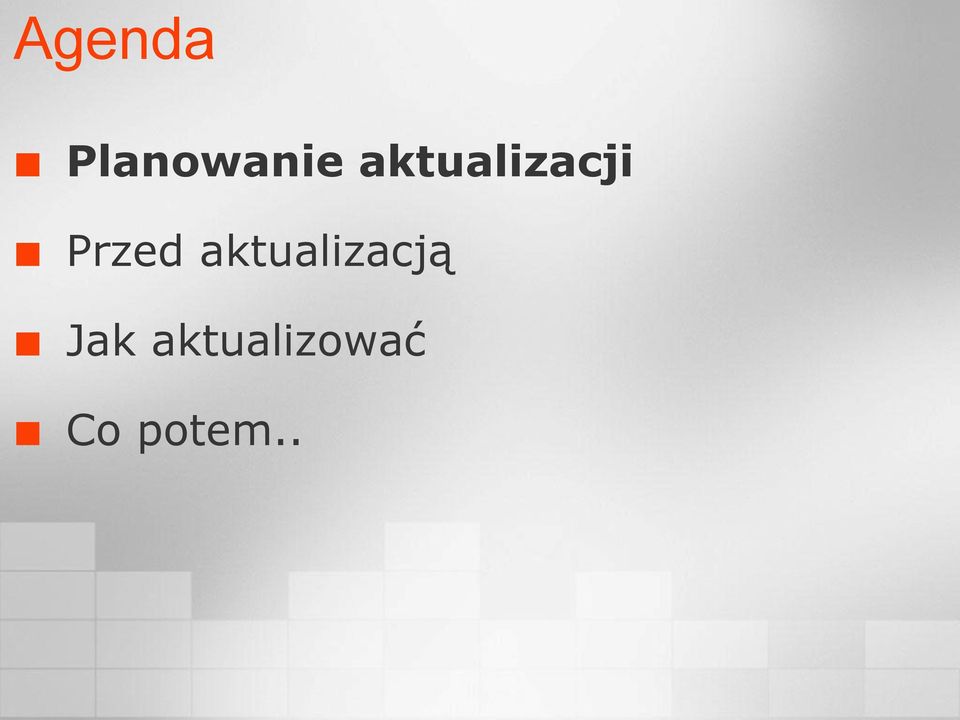 aktualizacją Jak