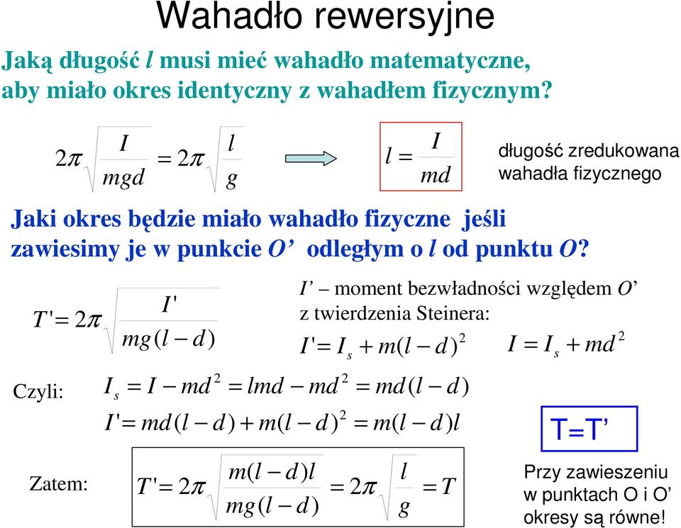 punkce O oległy o l o punktu O?