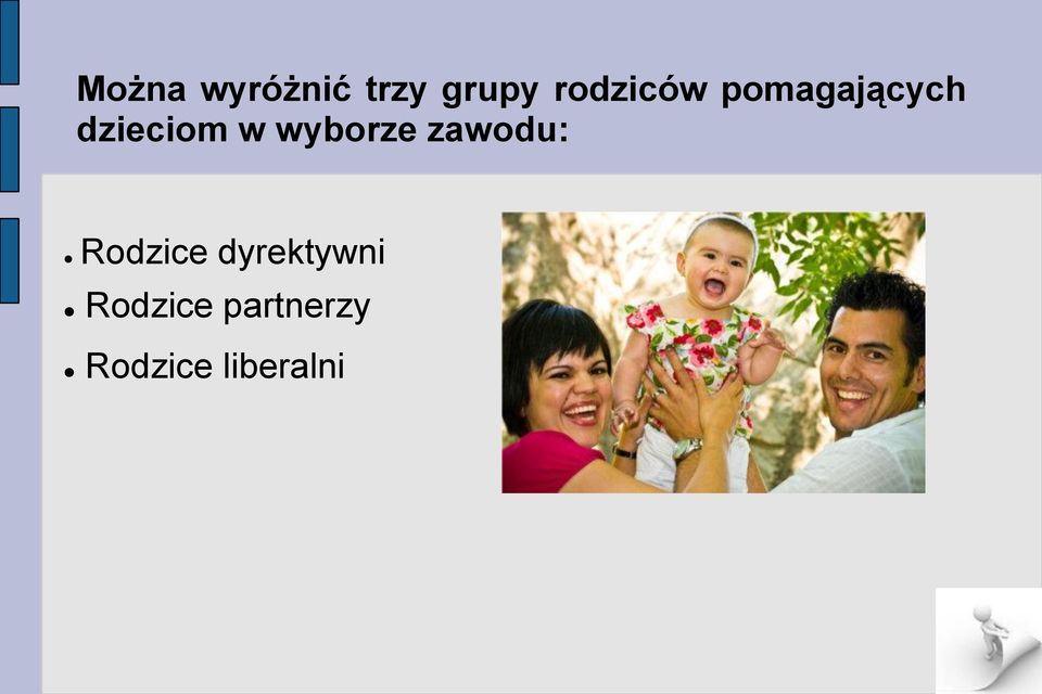 wyborze zawodu: Rodzice