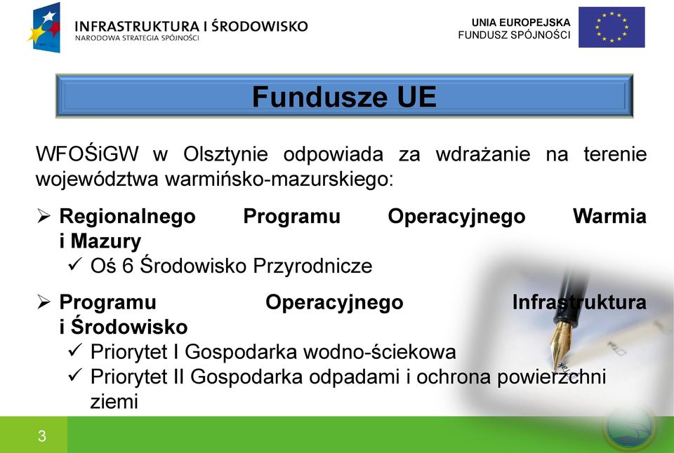 Środowisko Przyrodnicze Programu Operacyjnego Infrastruktura i Środowisko