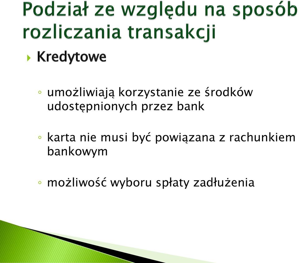 karta nie musi być powiązana z