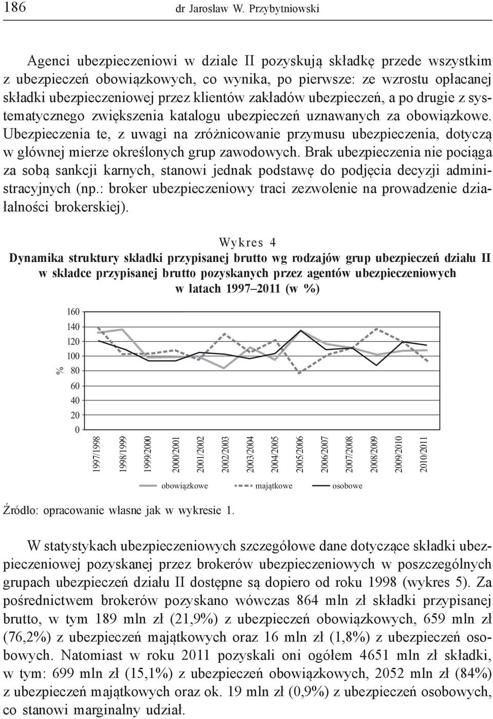 zakładów ubezpieczeń, a po drugie z systematycznego zwiększenia katalogu ubezpieczeń uznawanych za obowiązkowe.