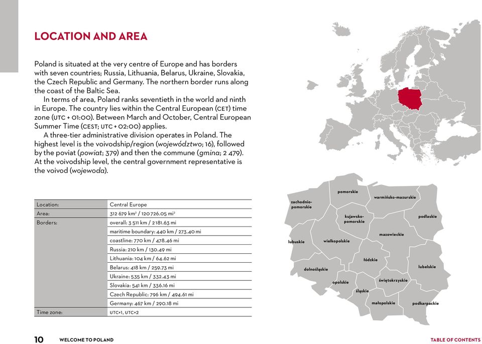 The country lies within the Central European (CET) time zone (UTC + 01:00). Between March and October, Central European Summer Time (CEST; UTC + 02:00) applies.