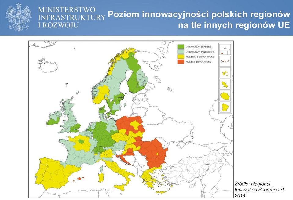 innych regionów UE Źródło: