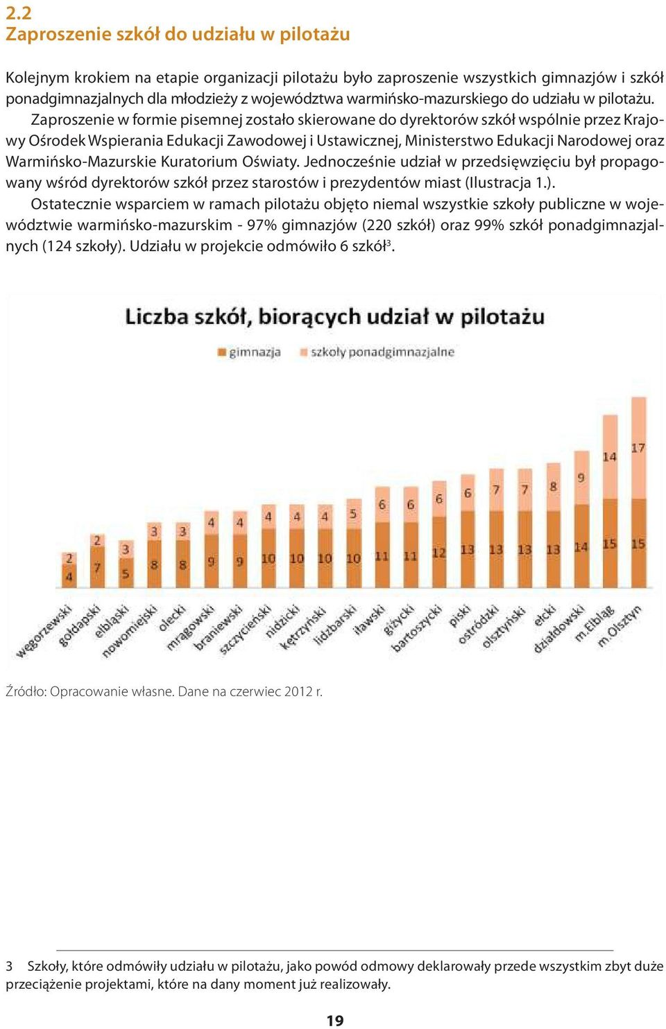 Zaproszenie w formie pisemnej zostało skierowane do dyrektorów szkół wspólnie przez Krajowy Ośrodek Wspierania Edukacji Zawodowej i Ustawicznej, Ministerstwo Edukacji Narodowej oraz