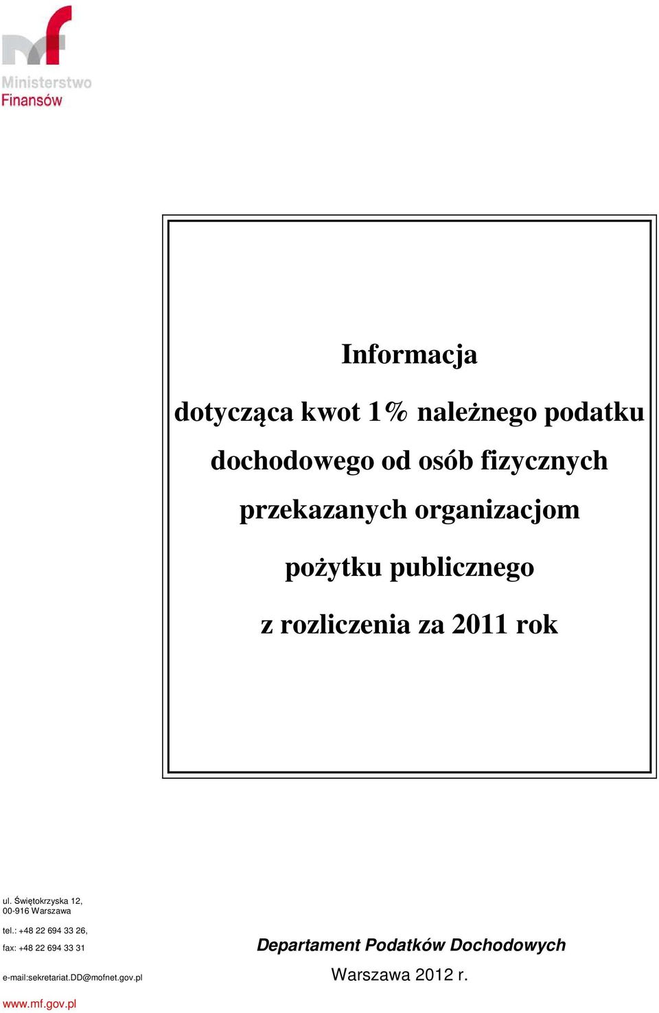 Świętokrzyska 12, 00-916 Warszawa tel.