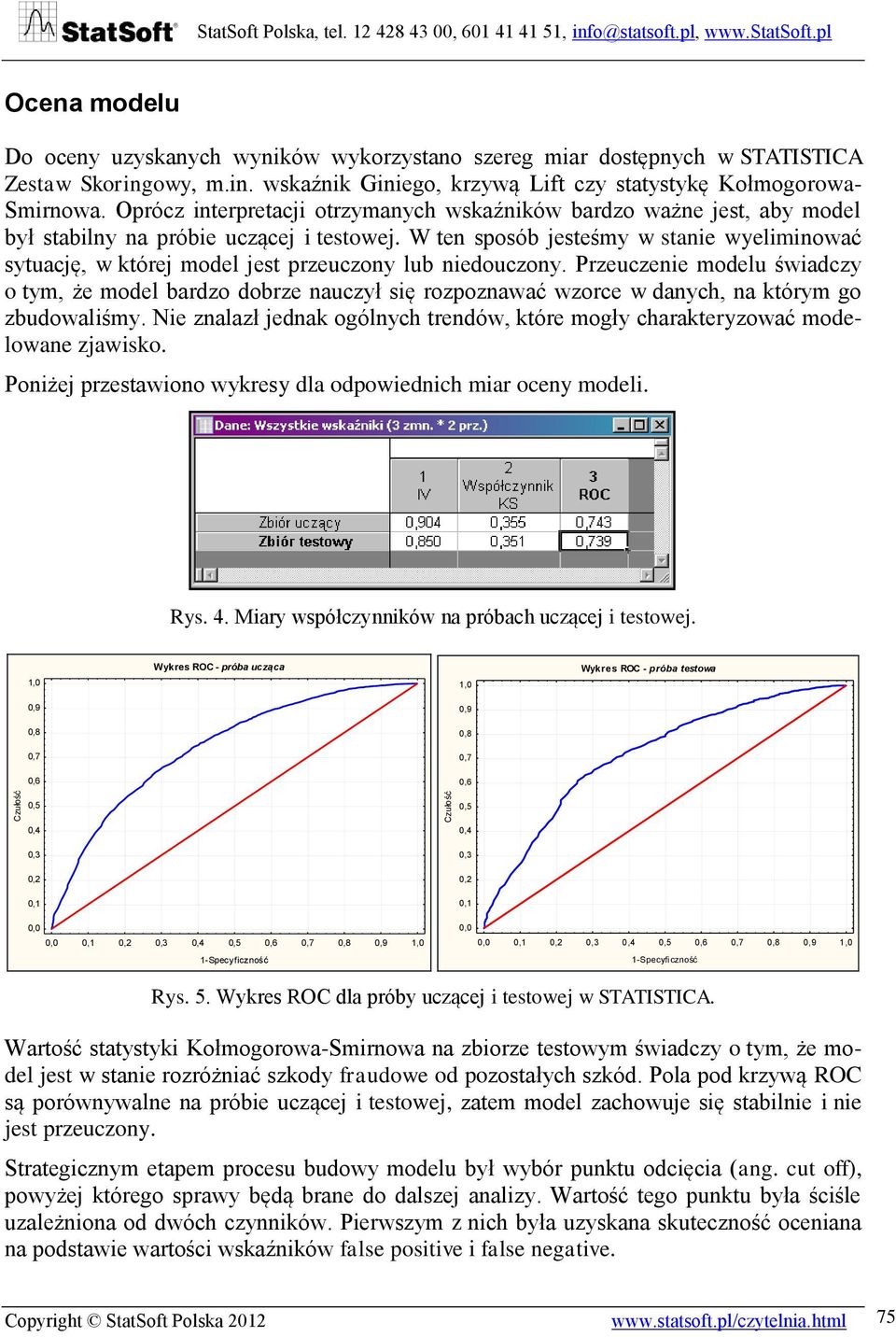 W ten sposób jesteśmy w stanie wyeliminować sytuację, w której model jest przeuczony lub niedouczony.