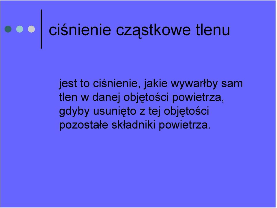 danej objętości powietrza, gdyby