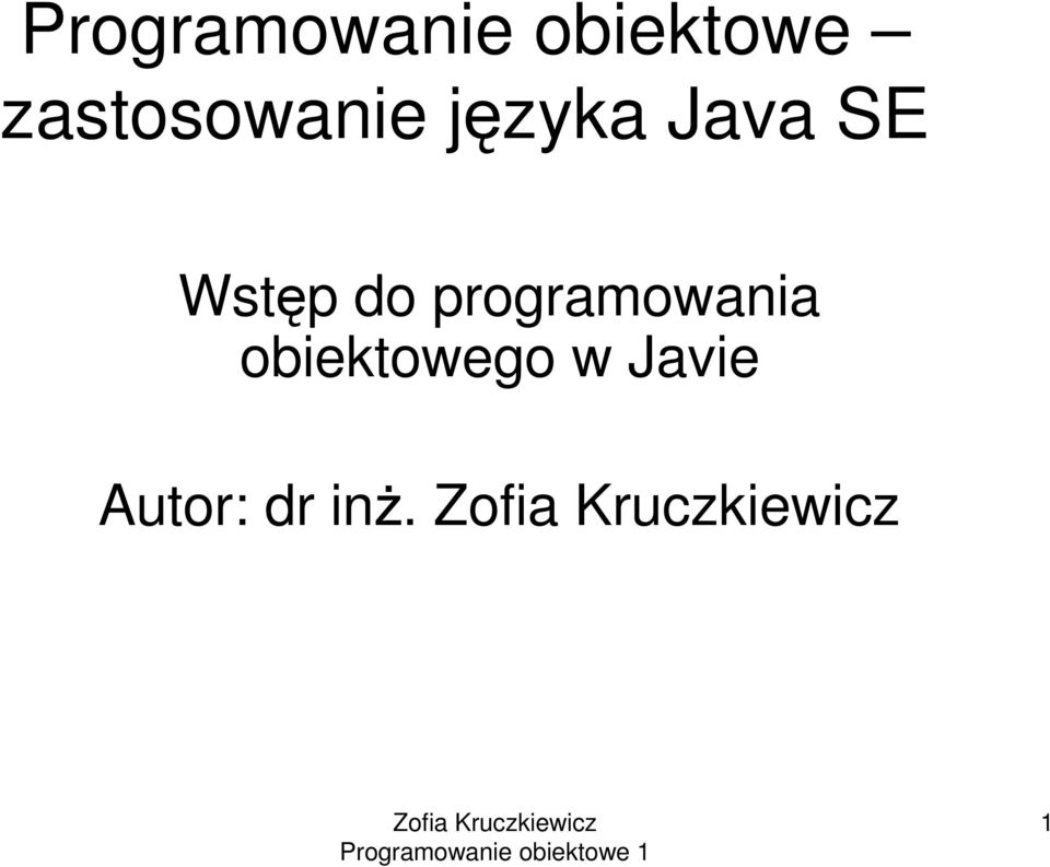 Wstęp do programowania