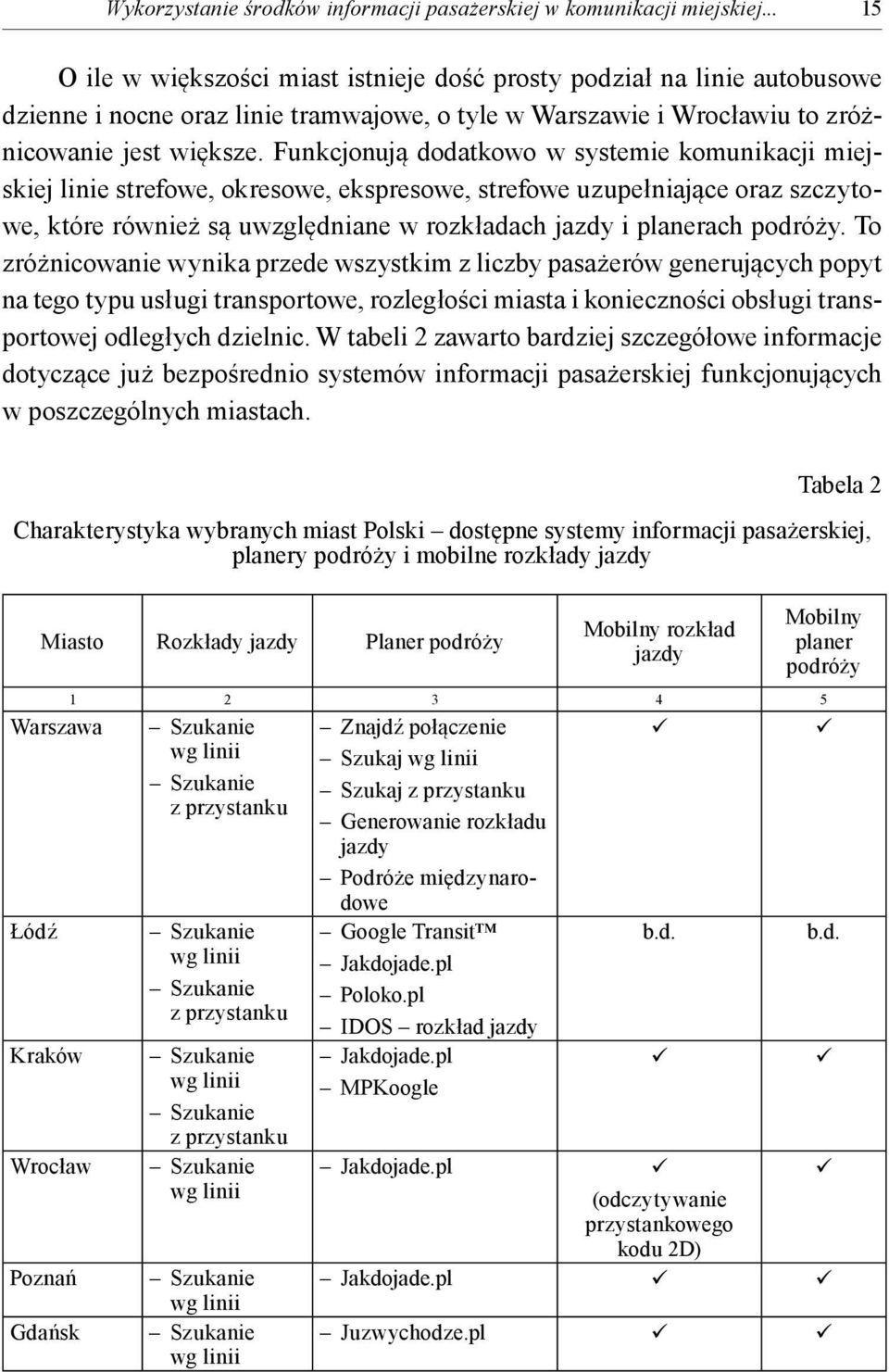 Funkcjonują dodatkowo w systemie komunikacji miejskiej linie strefowe, okresowe, ekspresowe, strefowe uzupełniające oraz szczytowe, które również są uwzględniane w rozkładach jazdy i planerach