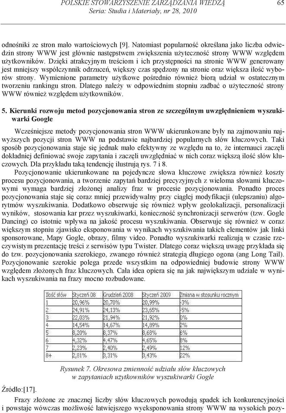 Dzi ki atrakcyjnym tre ciom i ich przyst pno ci na stronie WWW generowany jest mniejszy współczynnik odrzuce, wi kszy czas sp dzony na stronie oraz wi ksza ilo wyborów strony.