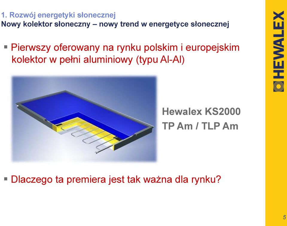 i europejskim kolektor w pełni aluminiowy (typu Al-Al) Hewalex