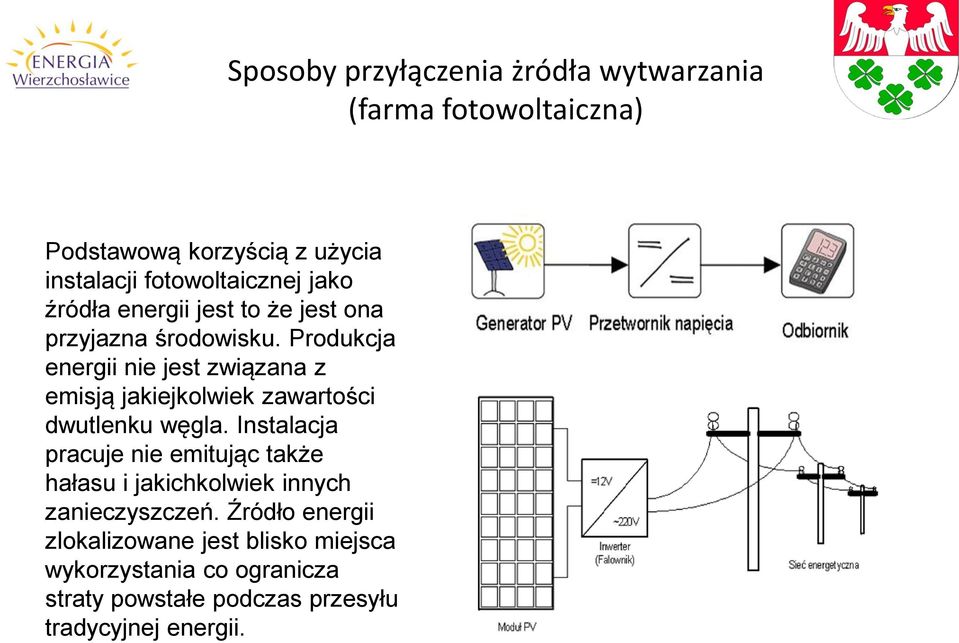 Instalacja pracuje nie emitując także hałasu i jakichkolwiek innych zanieczyszczeń.