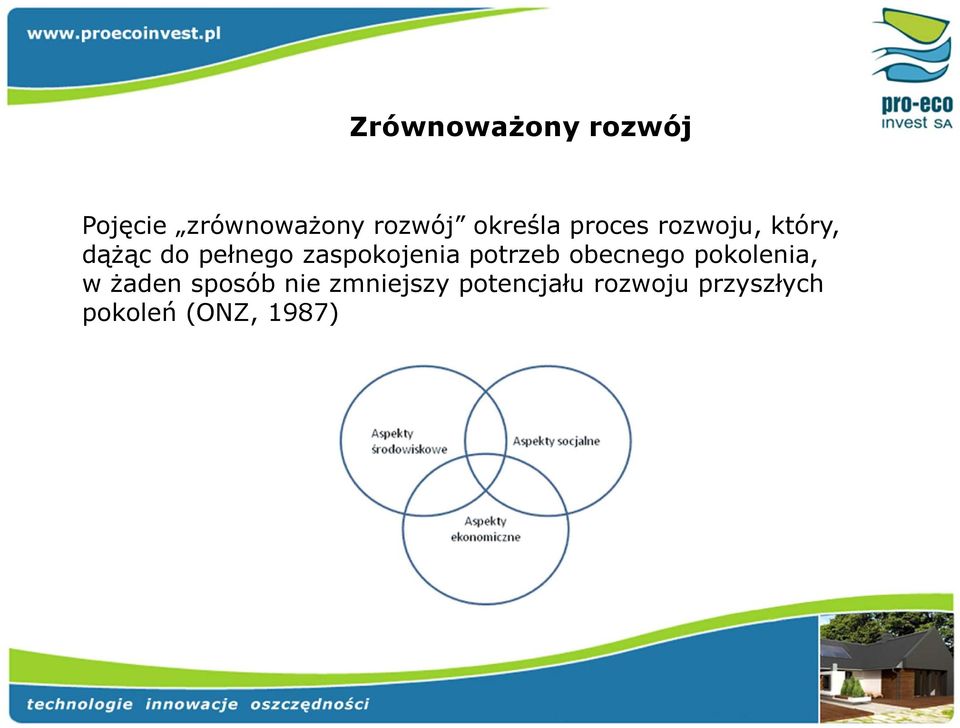 zaspokojenia potrzeb obecnego pokolenia, w żaden