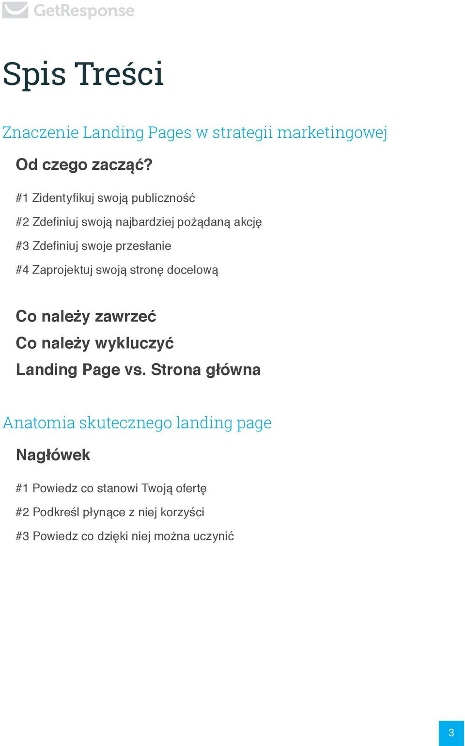 Zaprojektuj swoją stronę docelową Co należy zawrzeć Co należy wykluczyć Landing Page vs.