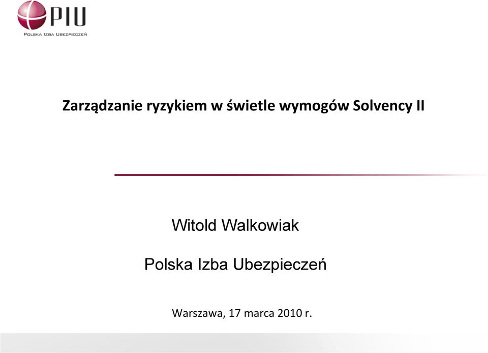 Witold Walkowiak Polska Izba