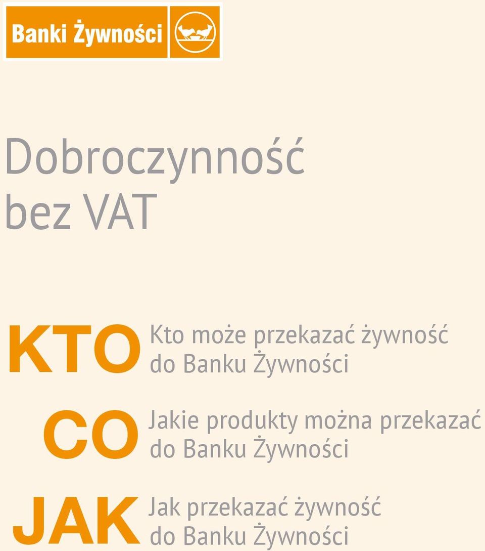 JAK Jakie produkty można przekazać do