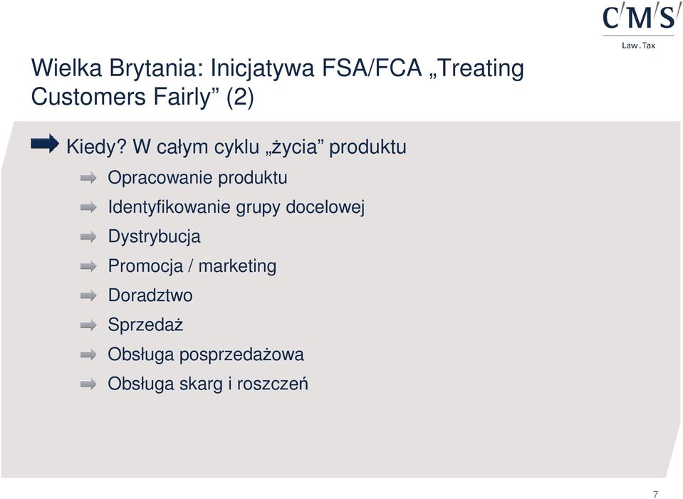 W całym cyklu życia produktu Opracowanie produktu