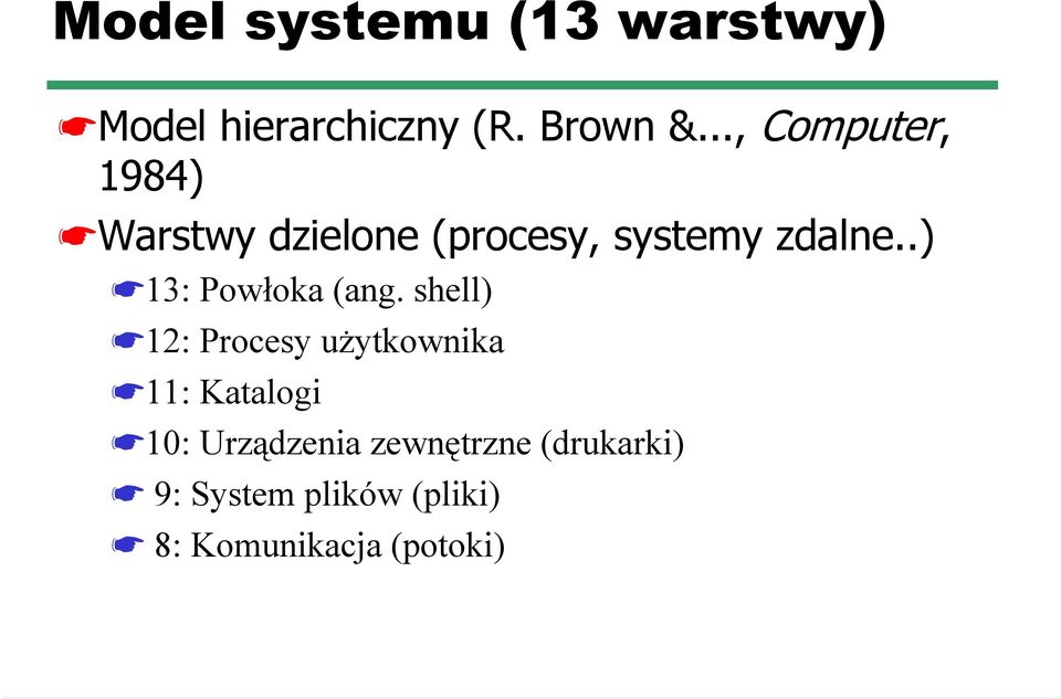 .) 13: Powłoka (ang.