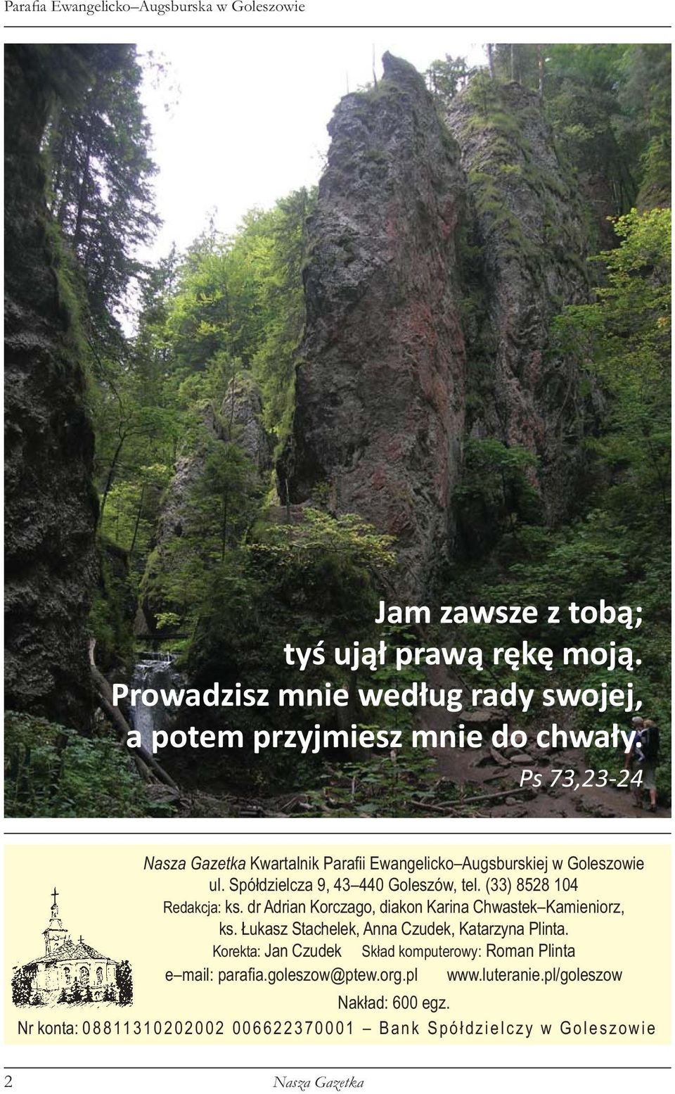 dr Adrian Korczago, diakon Karina Chwastek Kamieniorz, ks. Łukasz Stachelek, Anna Czudek, Katarzyna Plinta.