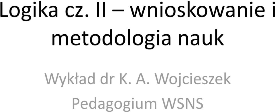 metodologia nauk