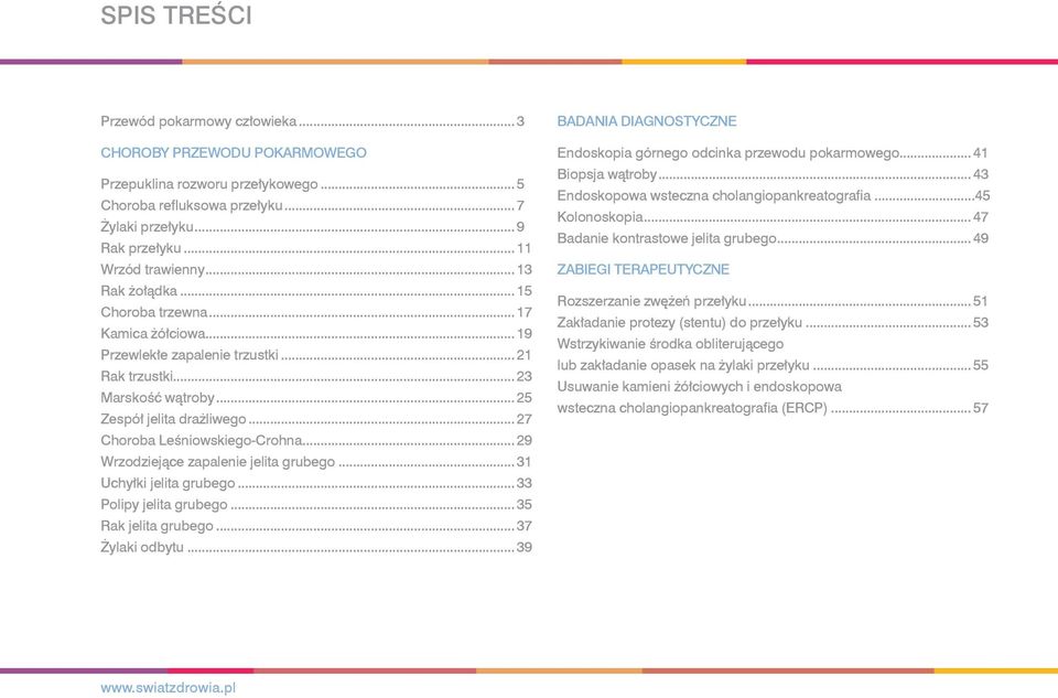 .. 27 Choroba Leśniowskiego-Crohna... 29 Wrzodziejące zapalenie jelita grubego... 31 Uchyłki jelita grubego... 33 Polipy jelita grubego... 35 Rak jelita grubego... 37 Żylaki odbytu.