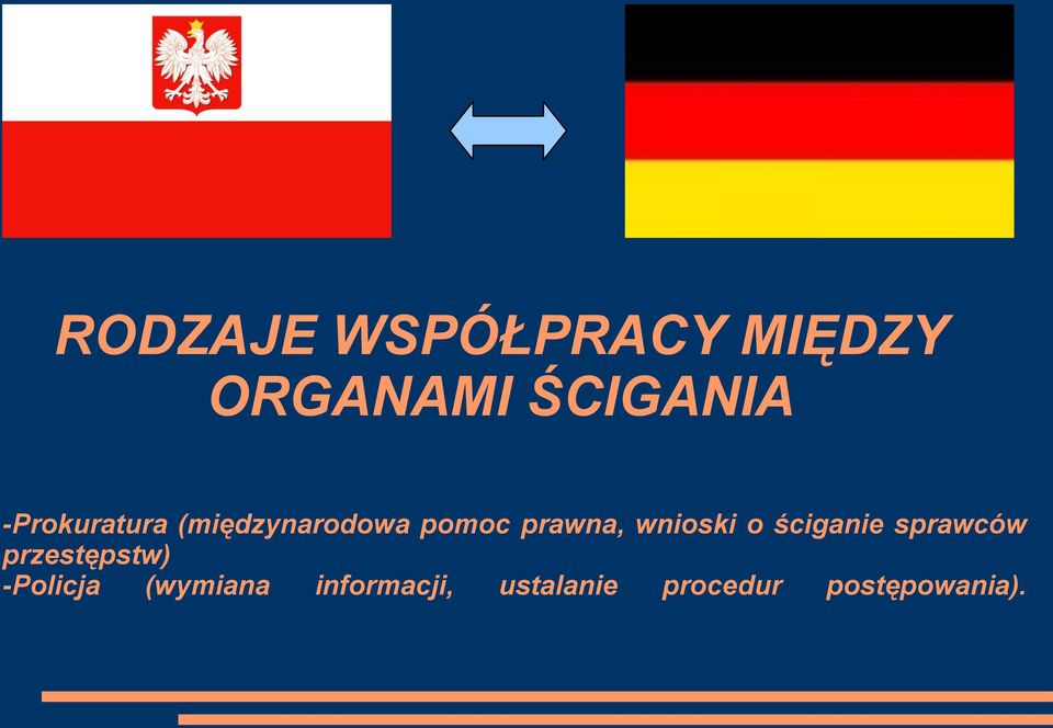 wnioski o ściganie sprawców przestępstw)