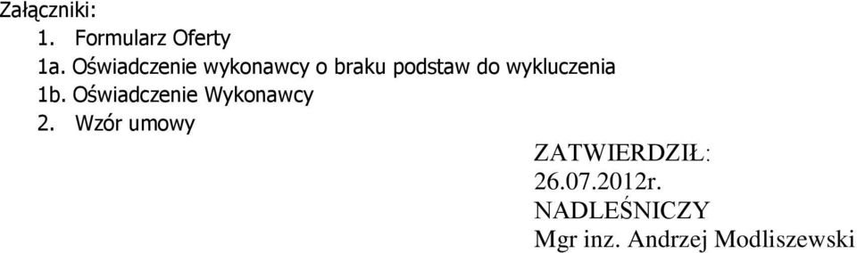 wykluczenia 1b. Oświadczenie Wykonawcy 2.