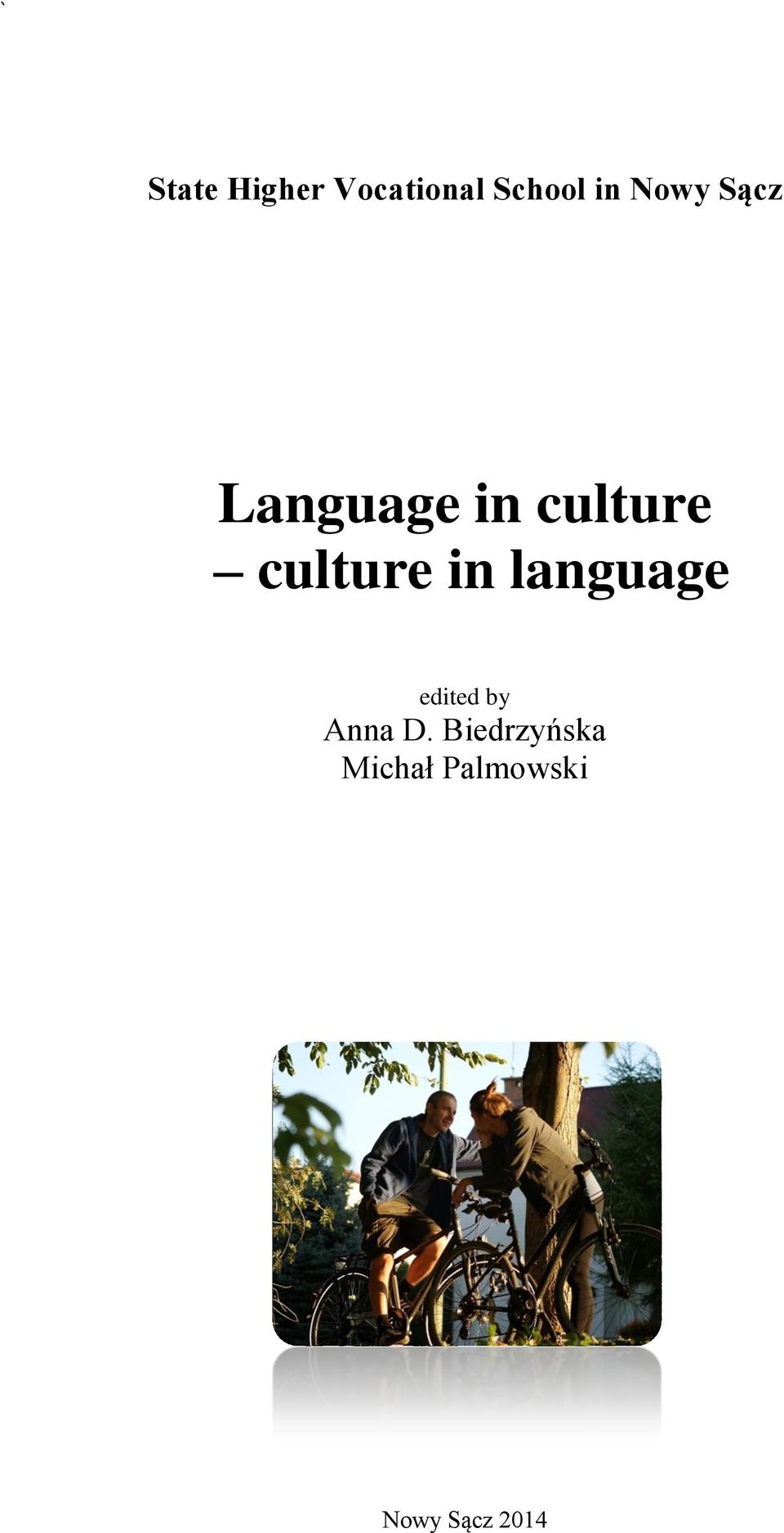 in language edited by Anna D.