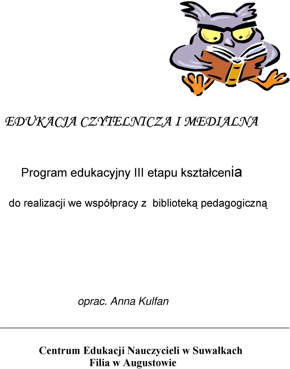 biblioteką pedagogiczną oprac.