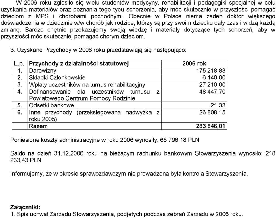 Bardzo chętnie przekazujemy swoją wiedzę i materiały dotyczące tych schorzeń, aby w przyszłości móc skuteczniej pomagać chorym dzieciom. 3.