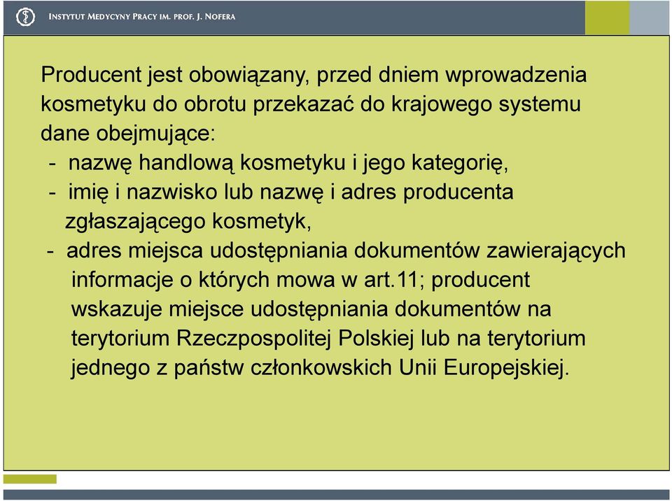 miejsca udostępniania dokumentów zawierających informacje o których mowa w art.