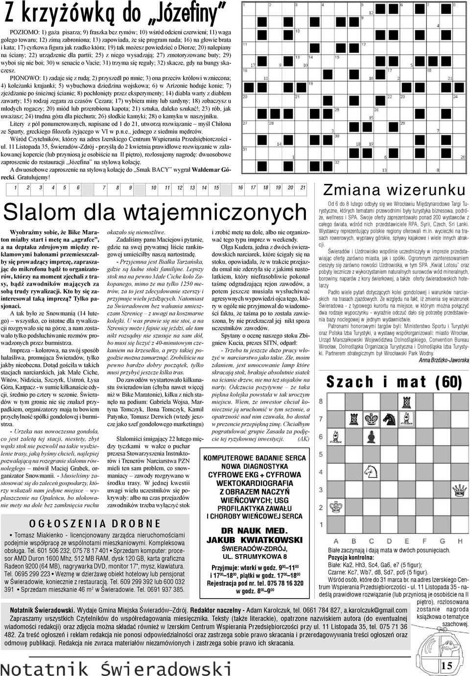 nie boi; 30)w senacie o Vacie; 31) trzyma się reguły; 32) skacze, gdy na bungy skaczesz.