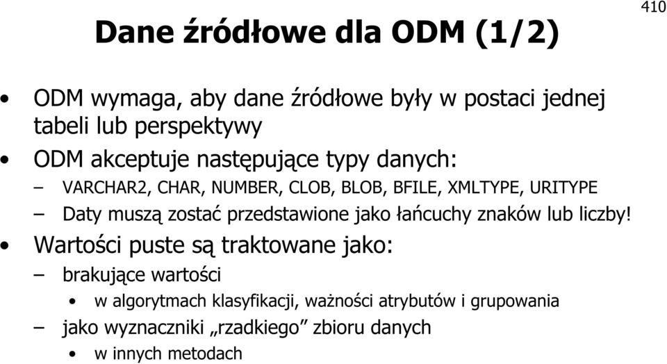 zostać przedstawione jako łańcuchy znaków lub liczby!