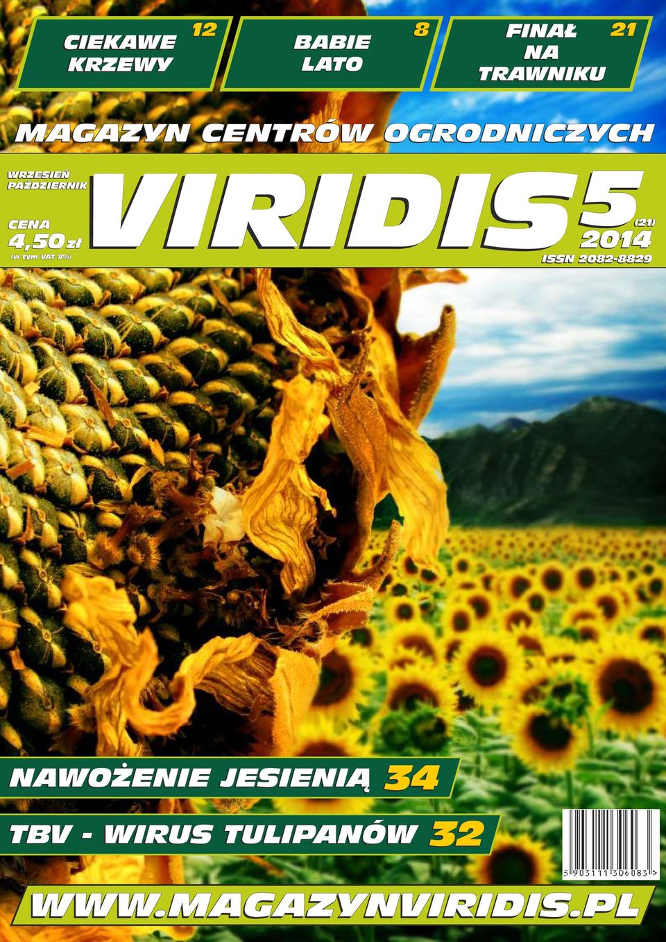 zł (w tym VAT 8%) 5 VIRIDIS2014 5(21) 2014 ISSN 2082-8829