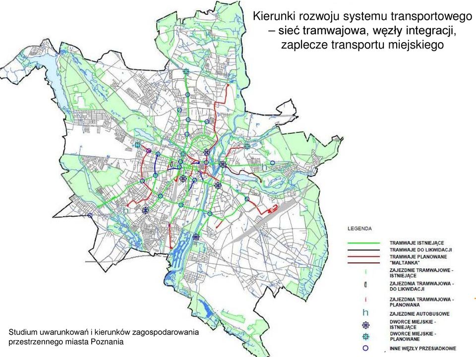 transportu miejskiego Studium uwarunkowań i