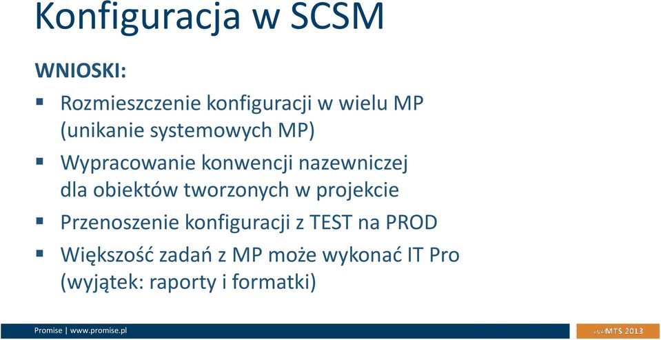 obiektów tworzonych w projekcie Przenoszenie konfiguracji z TEST na