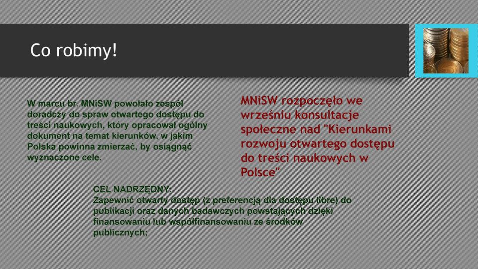 w jakim Polska powinna zmierzać, by osiągnąć wyznaczone cele.