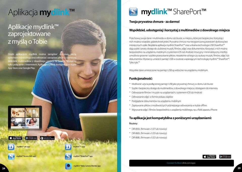 mydlink SharePort Twoja prywatna chmura - za darmo!