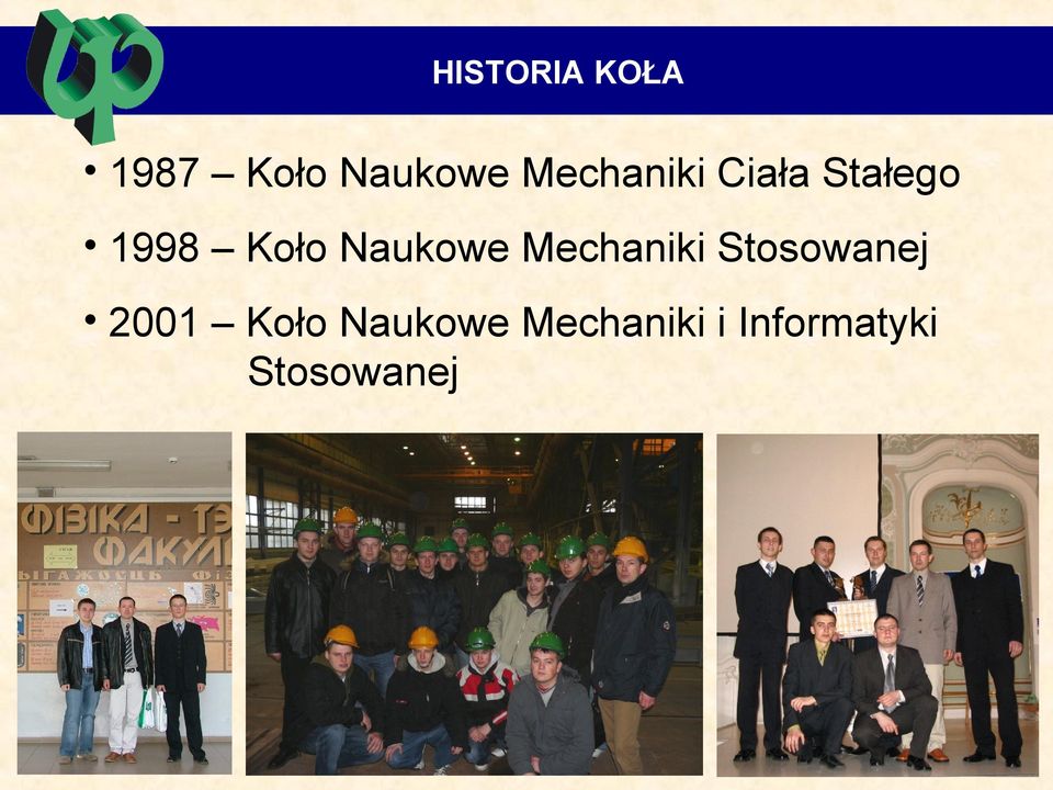 Naukowe Mechaniki Stosowanej 2001