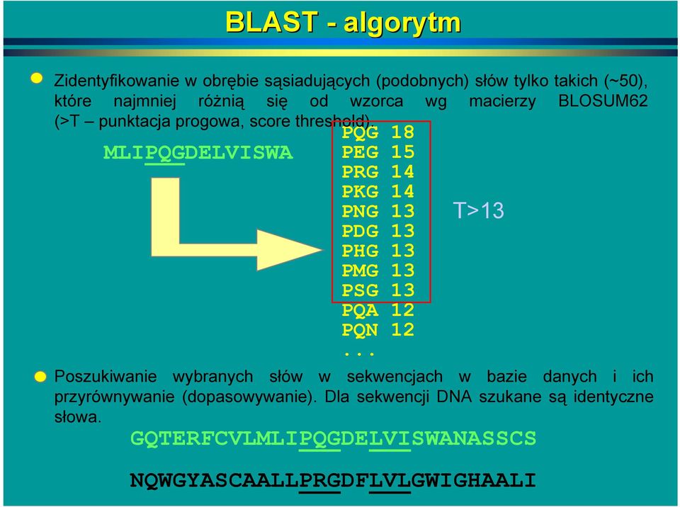 MLIPQGDELVISWA PQG 18 PEG 15 PRG 14 PKG 14 PNG 13 PDG 13 PHG 13 PMG 13 PSG 13 PQA 12 PQN 12.