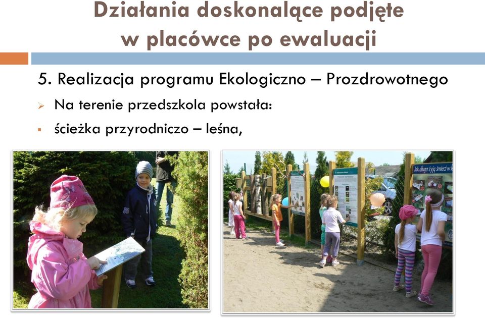 Realizacja programu Ekologiczno