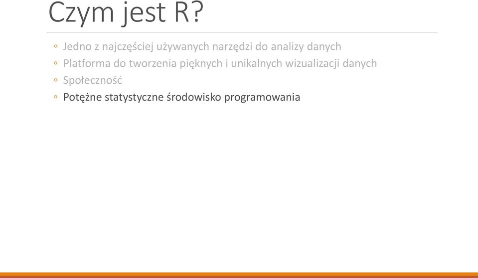 analizy danych Platforma do tworzenia pięknych